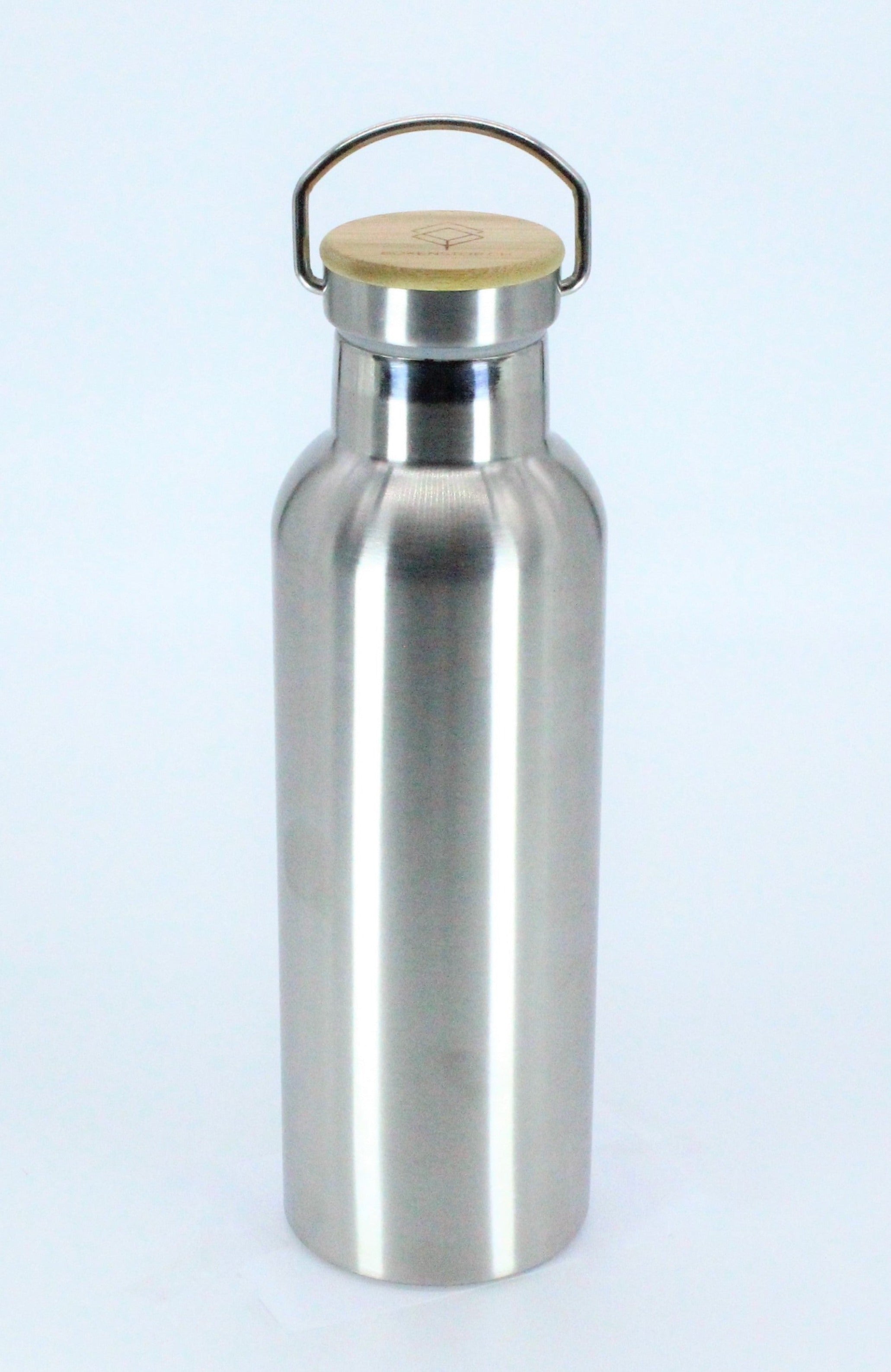 Isolier - Trinkflasche Hot & Cold in Silber, 600 ML