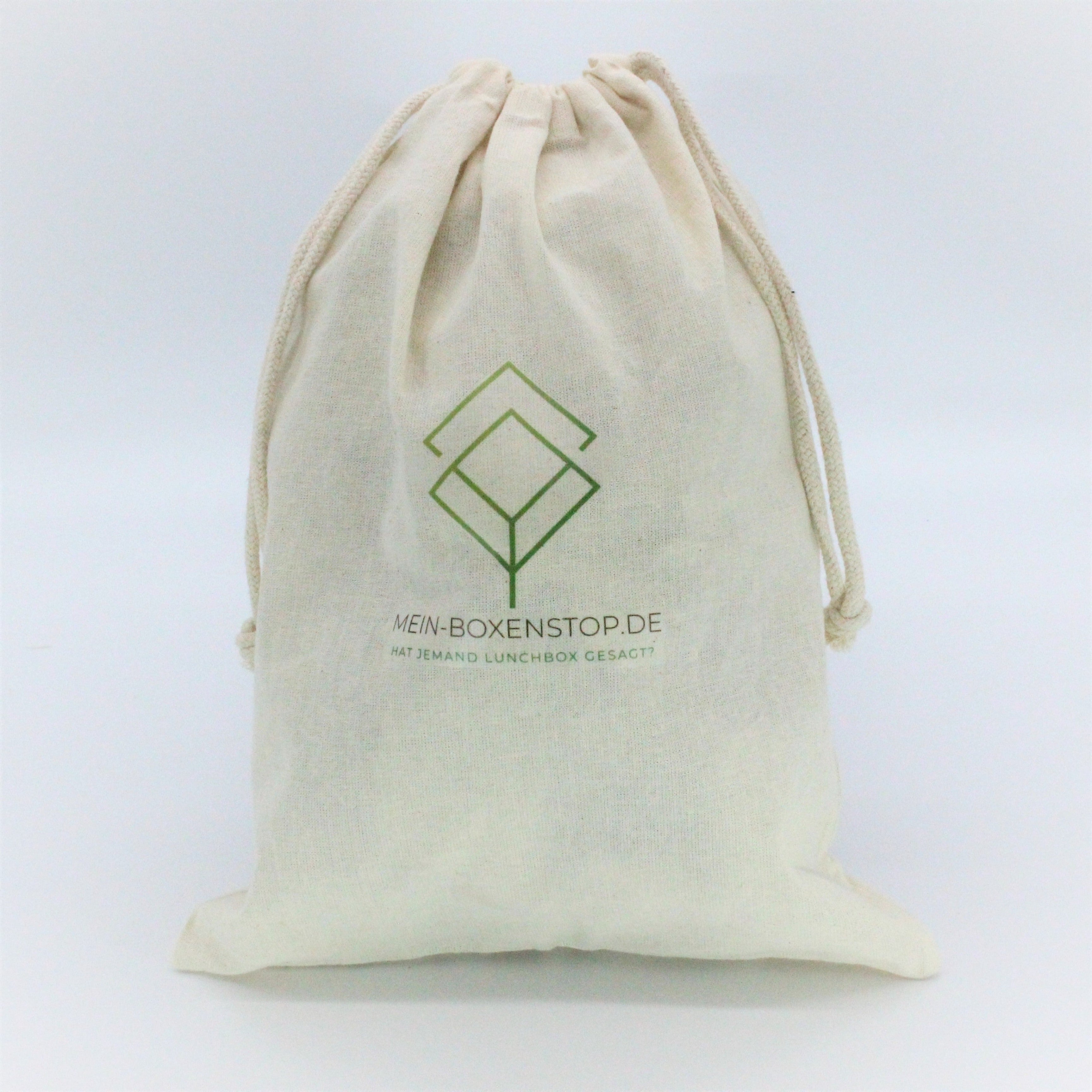 ÖKO-Baumwoll-Zugbeutel mit Kordel, 34x25 cm, doppelter Kordelzug