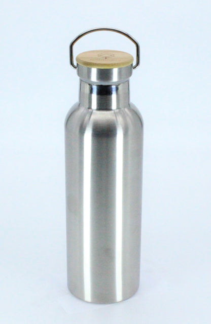 Isolier - Trinkflasche Hot &amp; Cold in Silber, 500 ML