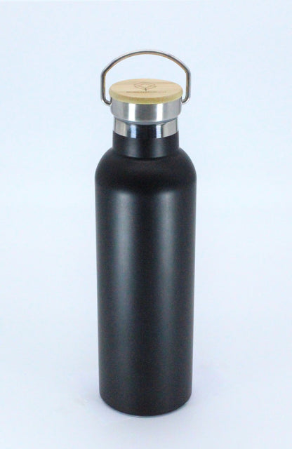 Isolier - Trinkflasche Hot &amp; Cold in Schwarz-Matt, 500 ML